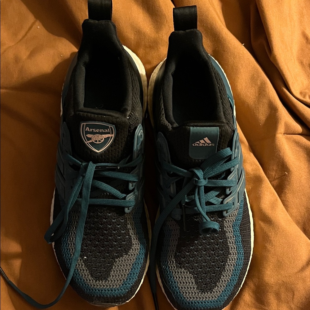 Adidas Arsenal Teal and Black Running Shoes